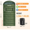 XXL Cold-Weather Flannel Sleeping Bag for Adults