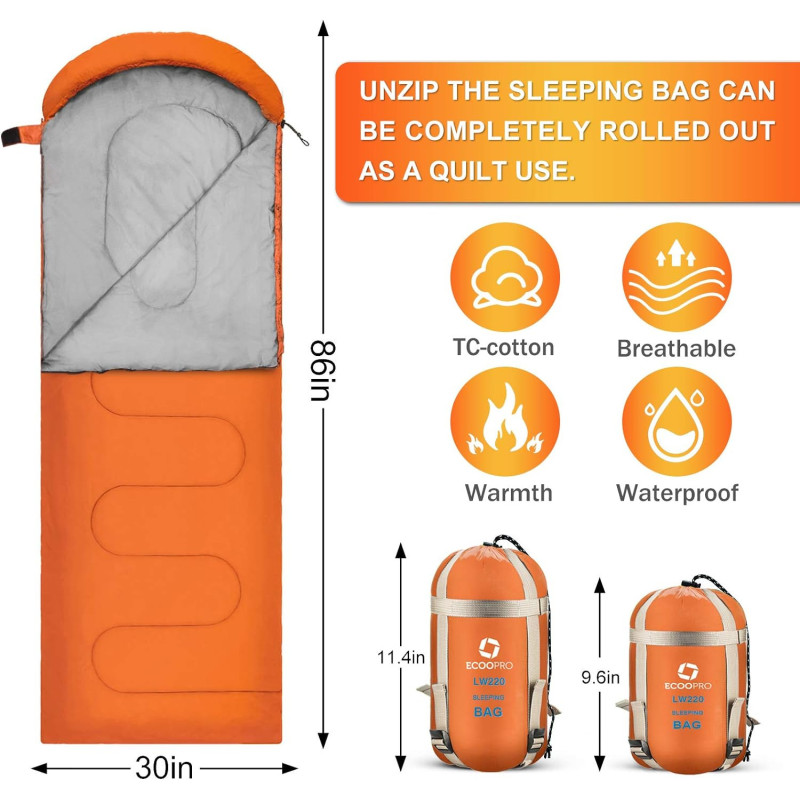 Lightweight Waterproof Sleeping Bag for Outdoor Adventures