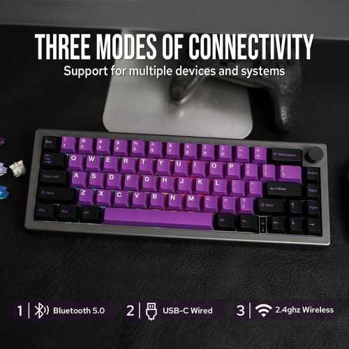 EK68 65% Wireless Mechanical Gaming Keyboard With Hot Swappable Gasket & Customizable | TekChoice Electronics