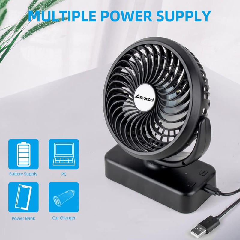 10000mAh Rechargeable Camping Fan and LED Lantern Combo for Outdoor Adventures