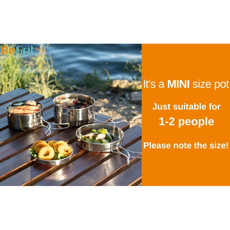 Mini Picnic Cooking Set for Backpacking and Camping