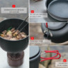 Top-Quality Aluminum Camping Cooking Set for Your Adventure