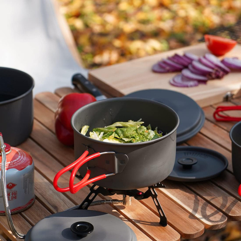 Camping Cookware Set for Lightweight Outdoor Cooking