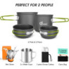 16-Piece Camping Cookware Set for Outdoor Dining