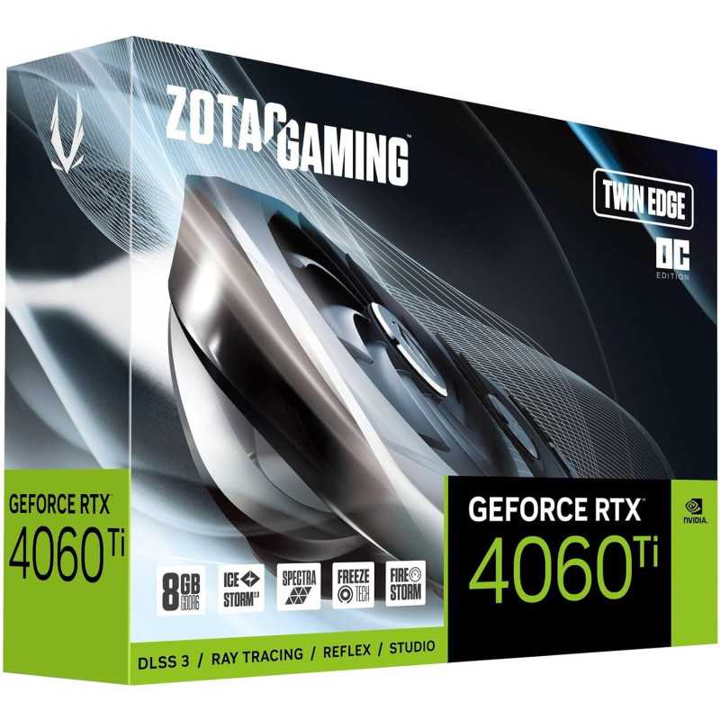 ZOTAC Gaming GeForce RTX 4060 Ti Twin Edge OC DLSS 3 Graphics Card