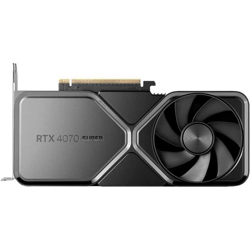 NVIDIA GeForce RTX 4070 Super 12GB GDDR6X Graphics Card in Titanium/Black