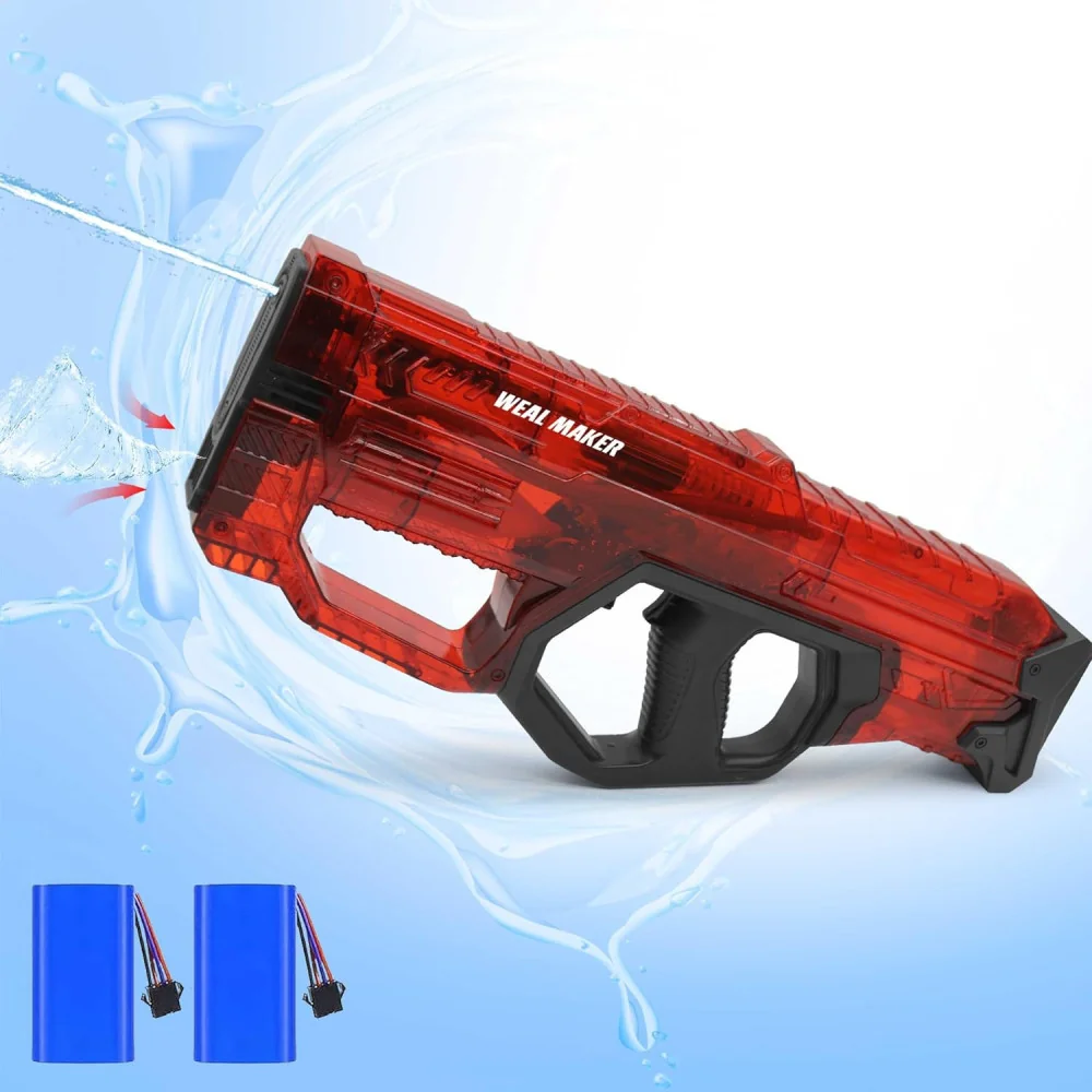 Full Auto Electric Water Gun w/ 300+ Continuous Shots and IP67 Waterproof Design