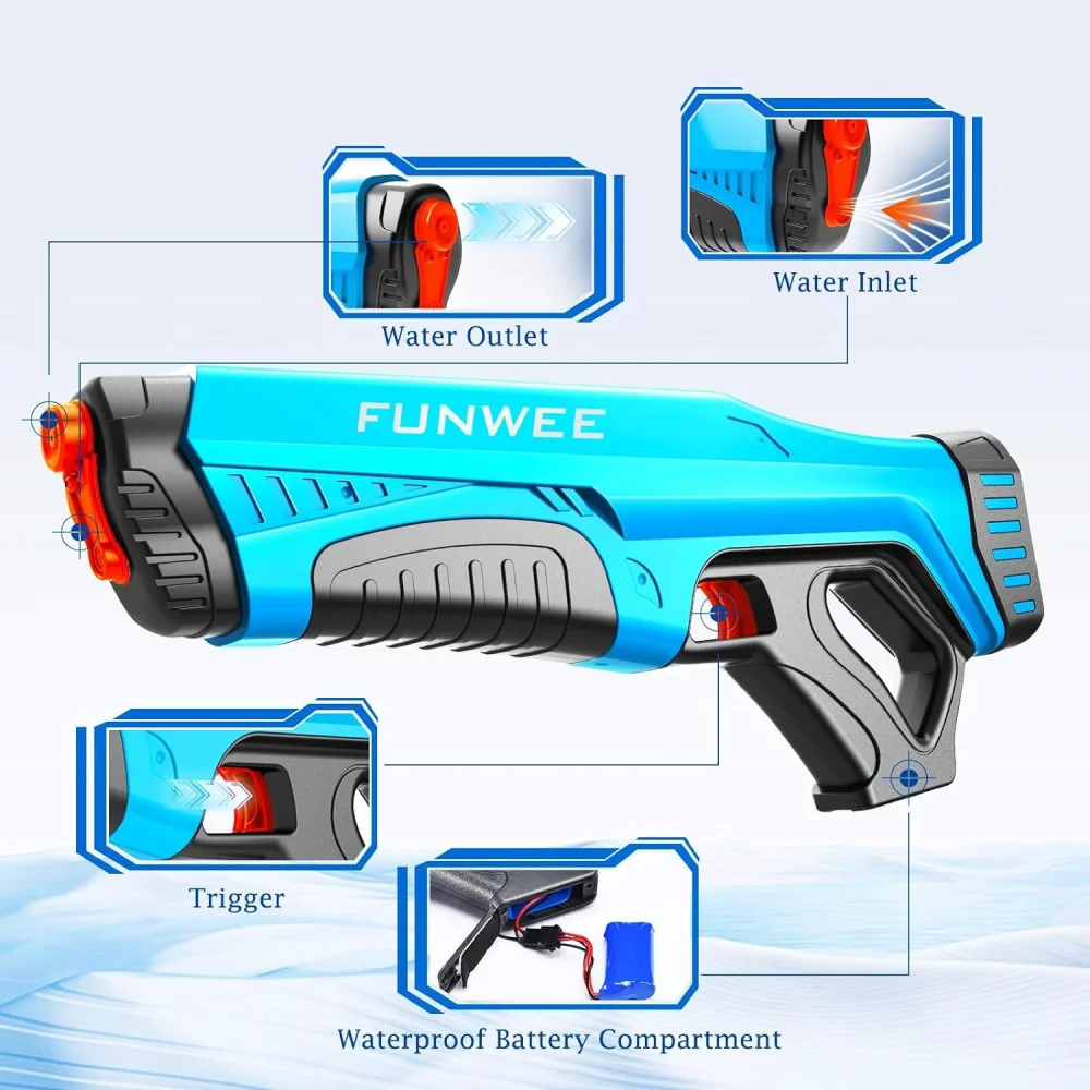 Electric Water Gun for Hours of Wet and Wild Fun