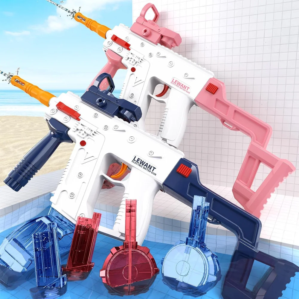 Dual Pack Automatic Water Guns for Epic Pool Party Battles