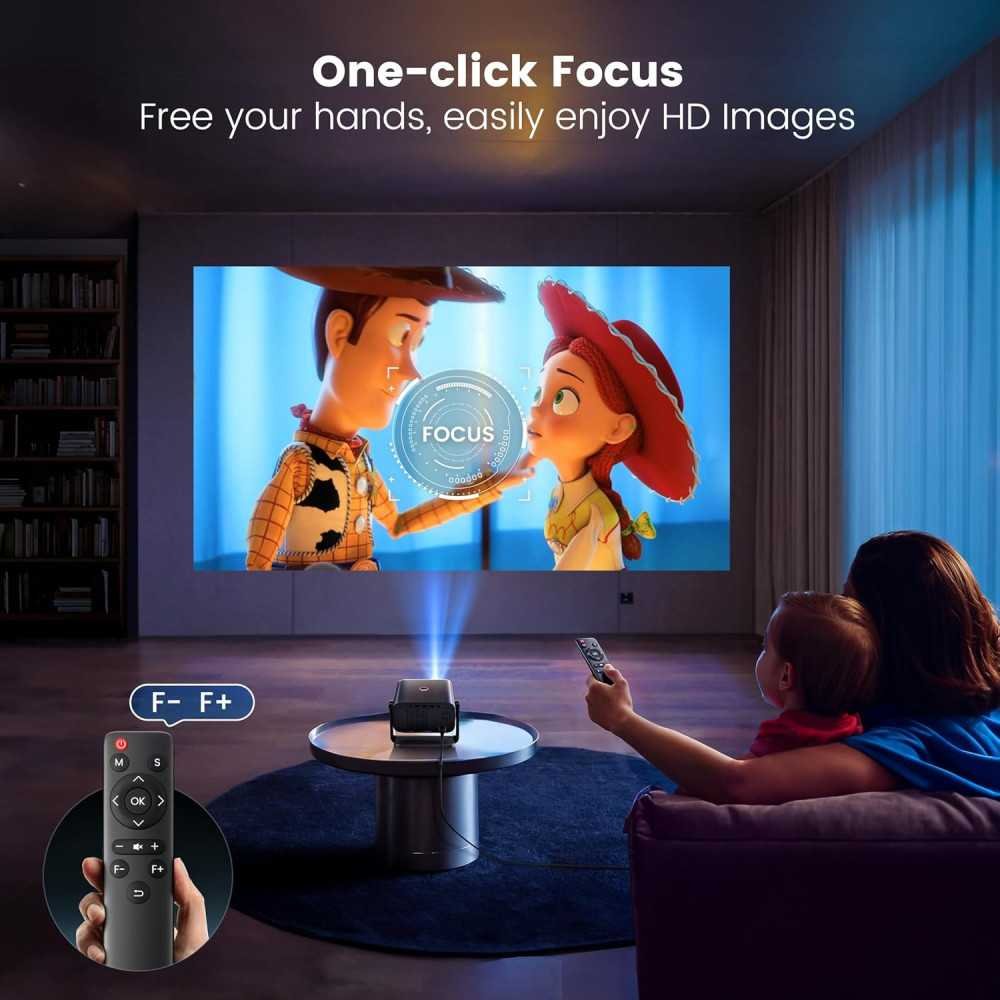 Mini Projector with WiFi Bluetooth & 1080P Support | TekChoice Electronics