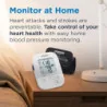 OMRON Silver Bluetooth Blood Pressure Monitor Keeps Track of Your Wellness Journey