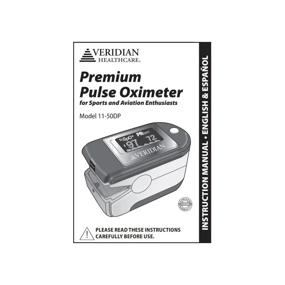 Premium Wearable Pulse Oximeter for Easy Blood Oxygen Saturation Monitoring Anytime, Anywhere