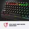 RGB LED Backlit Keyboard and Wrist Rest Set