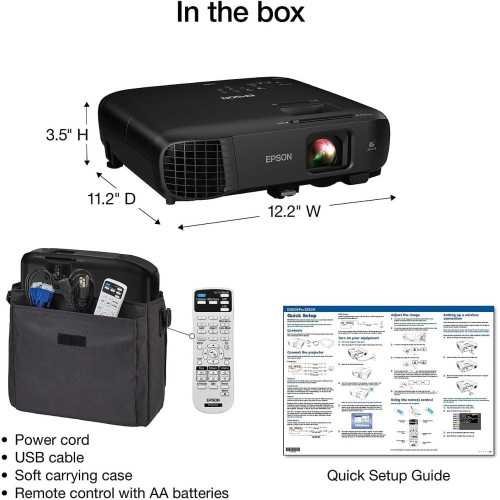 Epson Pro EX9240 Full HD Wireless Projector | TekChoice Electronics