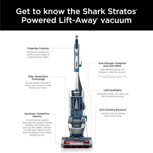 Stratos with DuoClean PowerFins Upright Vacuum Cleaner | TekChoice Electronics