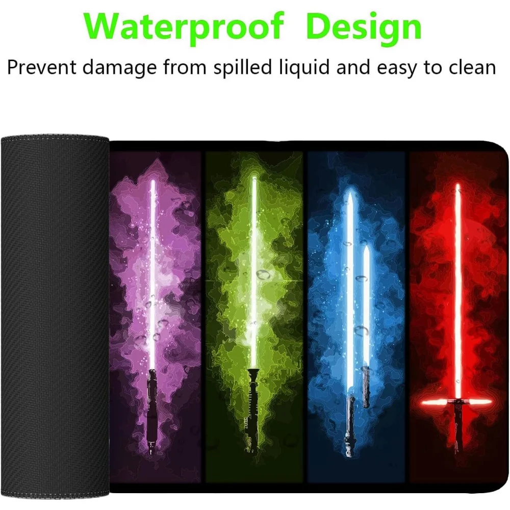 Large Lightsaber Gaming Mouse Pad for Gamers