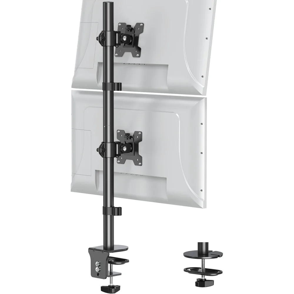 Vertical Dual Monitor Stand for Maximum Efficiency and Comfort