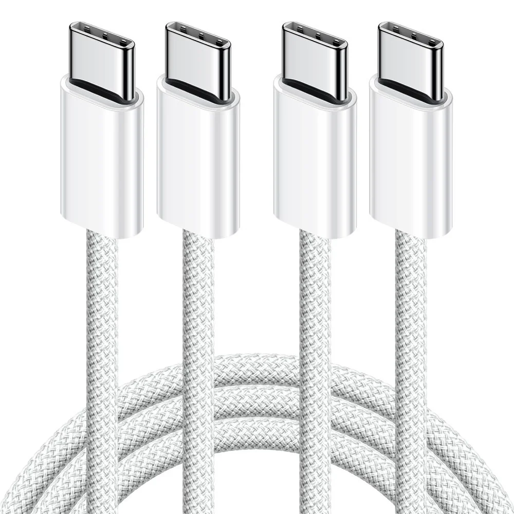 100W USB-C Charging Cable Bundle for Fast Charging and Data Transfer