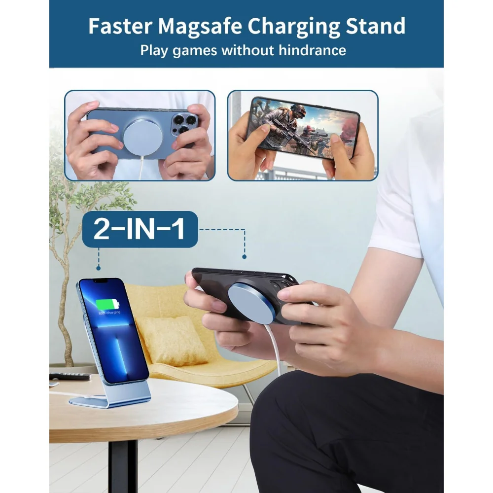 Mag-Safe Charger for iPhone and AirPods 2/3/Pro