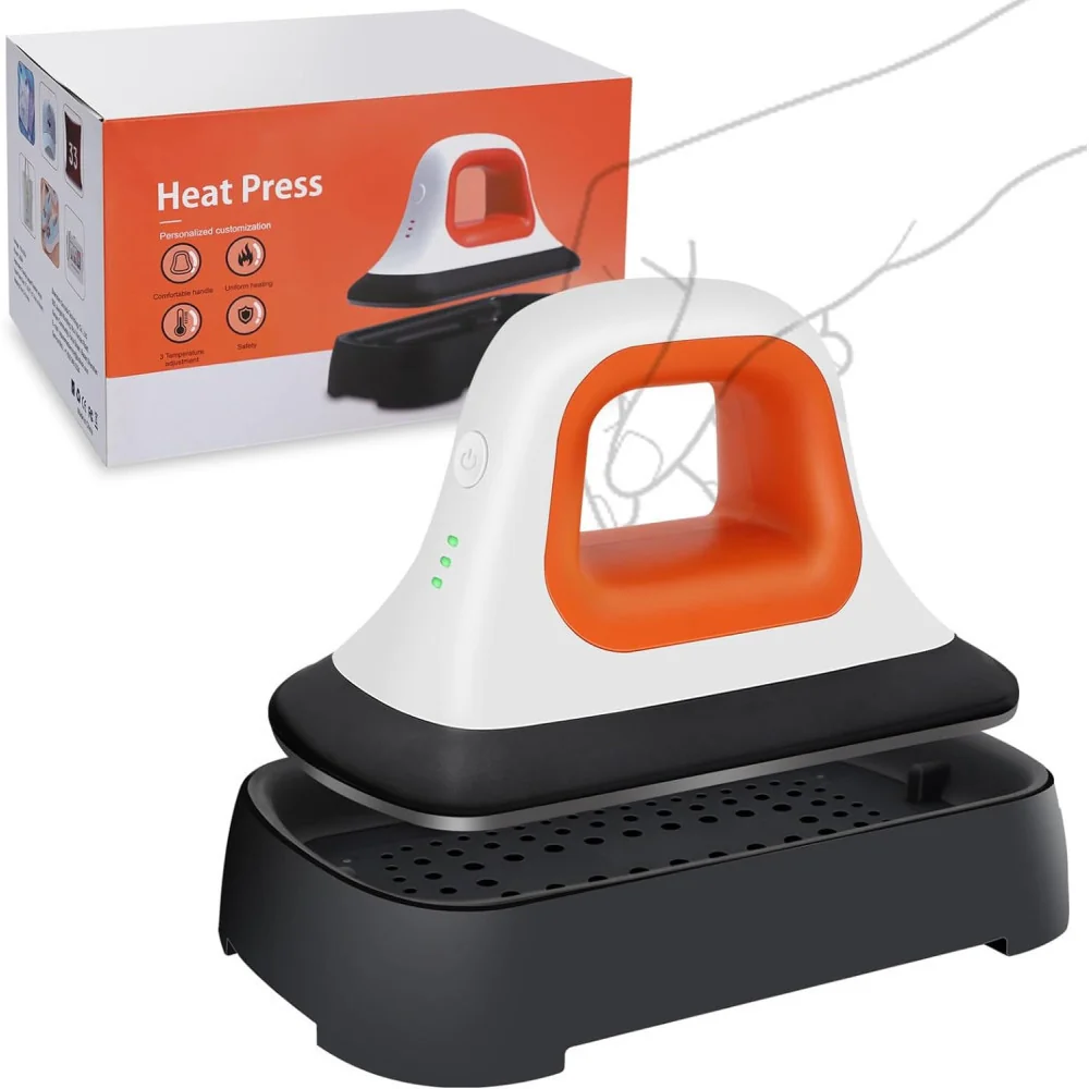 Mini Heat Press (7x3.8in) for Easy and Stylish Heat Transfer Projects