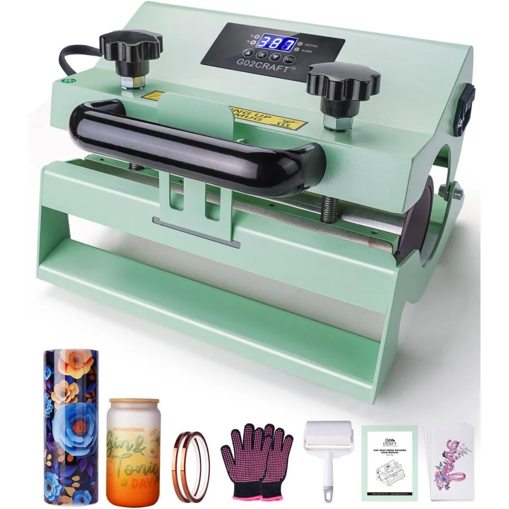Portable Tumbler Heat Press Machine for Stunning DIY Mug Gifts and Keepsakes