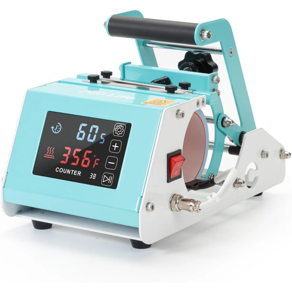 Pro 30 oz Tumbler Heat Press Machine: DIY Sublimation Tool for Perfectly Printed Mug and Tumblers