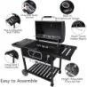 Deluxe 30-Inch Charcoal BBQ Grill