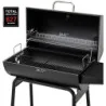 30-inch Barrel Charcoal Grill w/ Side Table