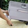 Stainless Steel Portable BBQ w/ 10000 BTU Power and Convenient Features