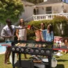 8-Burner Gas Grill w/ 104,000 BTU, suitable for large events and outdoor parties