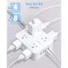 8 Outlet Surge Protector and Desk Charging Station