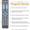 GE Universal Remote for Seniors and the Visually Impaired