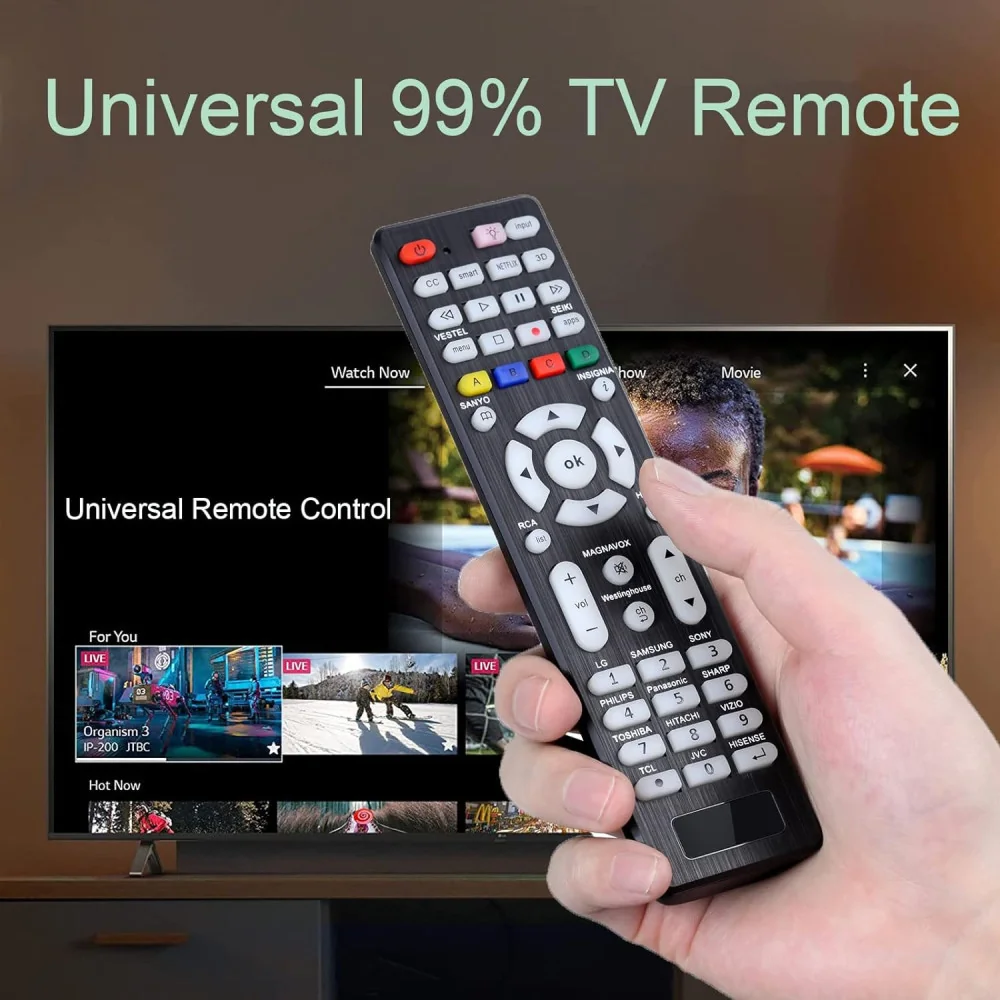 One Remote Control to Rule Them All for Samsung, LG, Sony, and More TV Brands