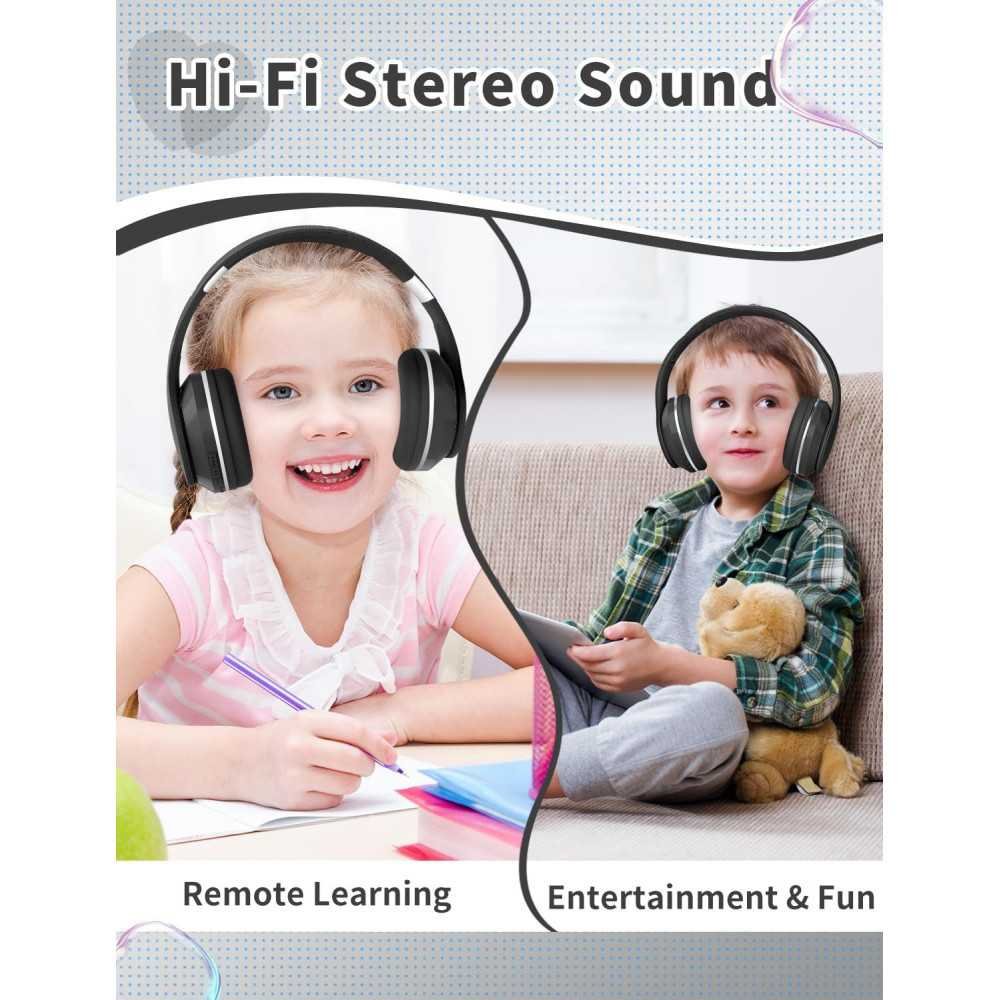 Wireless Over Ear Bluetooth w/ Microphones Headphones for Young Music Lovers | TekChoice Electronics