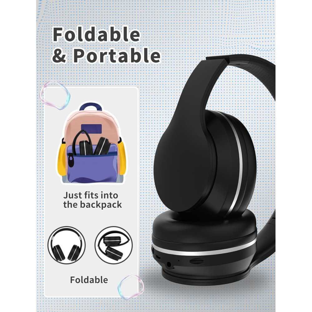 Wireless Over Ear Bluetooth w/ Microphones Headphones for Young Music Lovers | TekChoice Electronics