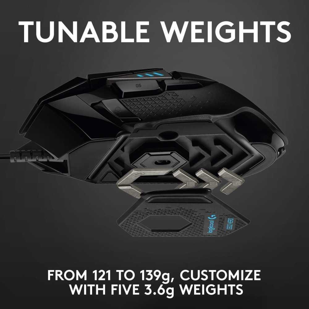 Logitech G502 HERO Wired Gaming Mouse - Precision, Speed, and Customization at Your Fingertips | TekChoice Electronics