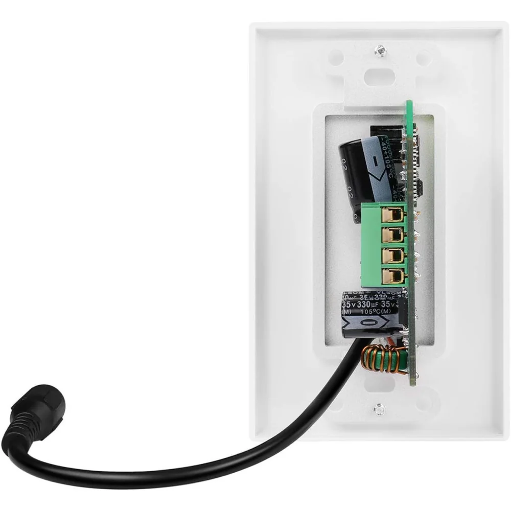 Audio Connectivity w/ Wireless Bluetooth Audio Receiver Wall Plate Mount