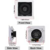 5.25 Inch Bluetooth In-Wall/In-Ceiling Speakers Bring Premium Audio to Every Corner of Your Home
