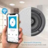 6.5 inch In-Wall/In-Ceiling Speaker System w/ Bluetooth Connectivity and 200-Watt Amplifier