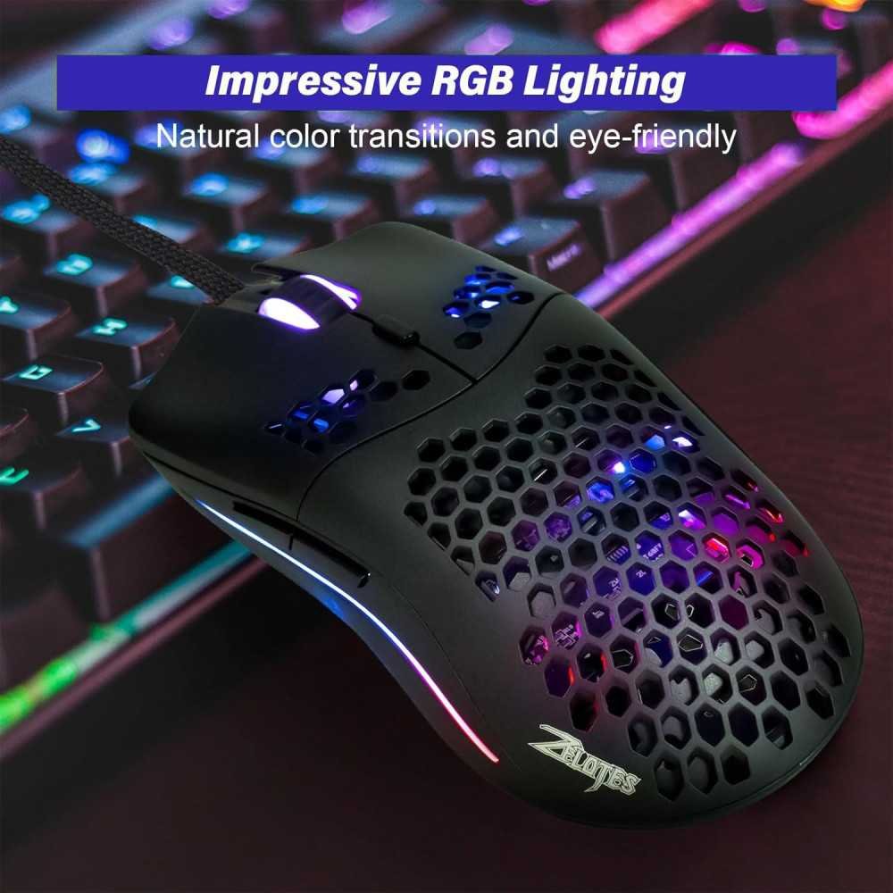 C7 RGB Wired Gaming Mouse: Precision Control, Customizable Features, and Comfortable Design | TekChoice Electronics