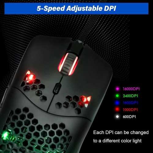 C7 RGB Wired Gaming Mouse: Precision Control, Customizable Features, and Comfortable Design | TekChoice Electronics