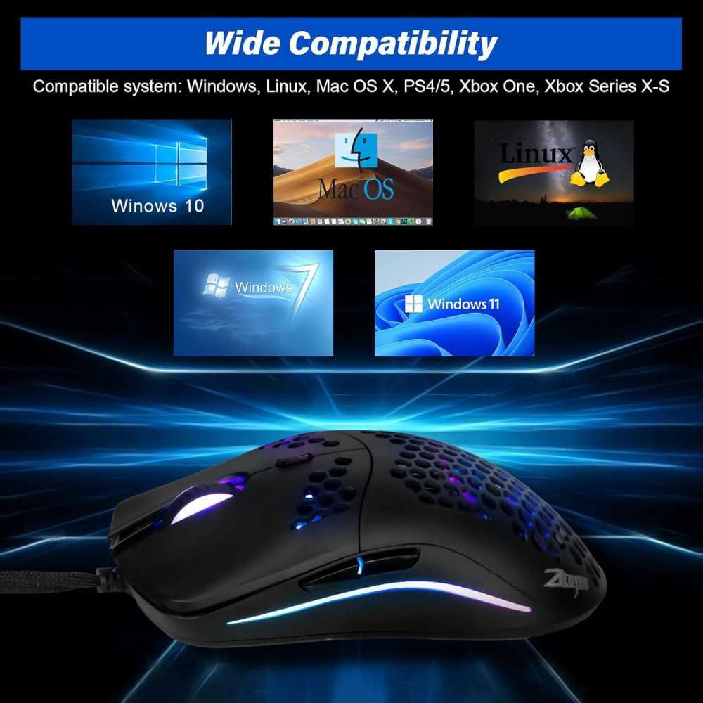 C7 RGB Wired Gaming Mouse: Precision Control, Customizable Features, and Comfortable Design | TekChoice Electronics