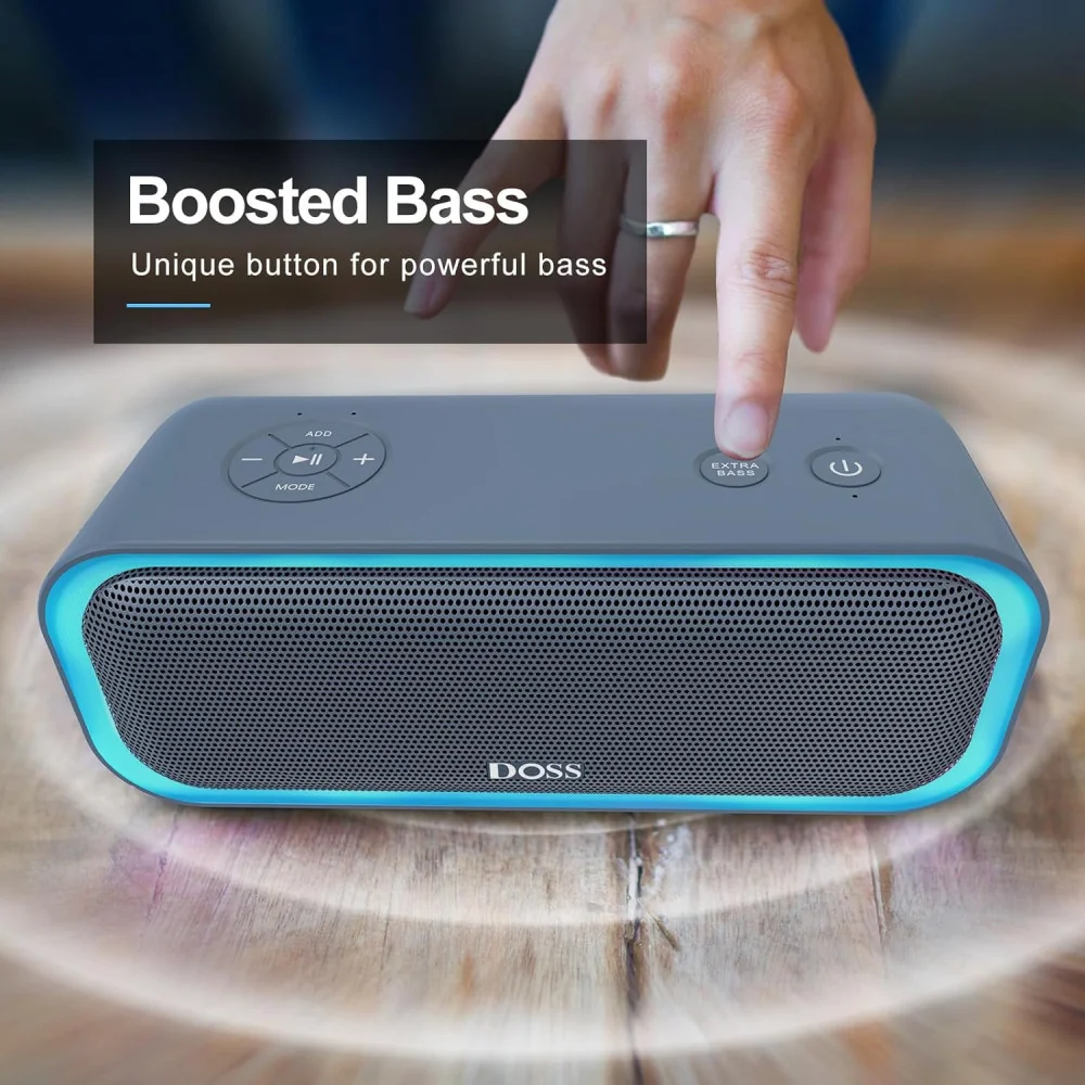 SoundBox Pro Bluetooth Speaker w/ 20W Stereo Sound and IPX6 Waterproof Design