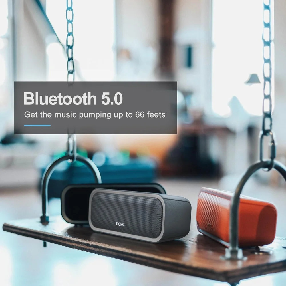SoundBox Pro Bluetooth Speaker w/ 20W Stereo Sound and IPX6 Waterproof Design
