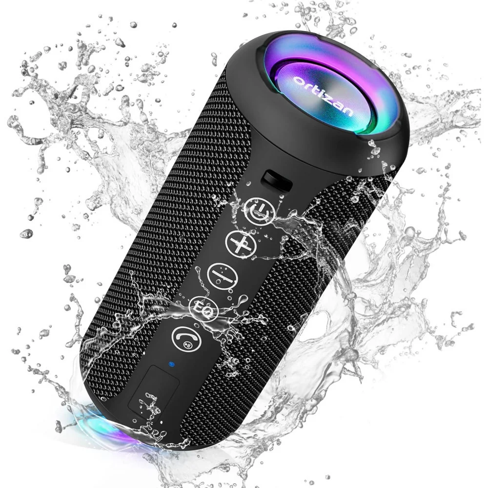 IPX7 Waterproof Bluetooth Speakers 5.3, Dual Pairing, and 30H Playtime - Perfect for Home, Outdoor, and Party Fun