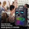 All-in-One Portable Bluetooth Speaker w/ Subwoofer for Indoor/Outdoor Parties and Campouts