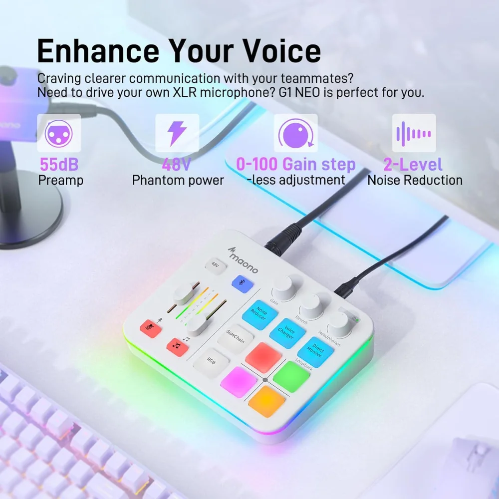 Gaming Audio Mixer for Pro-Level Streaming and Content Creation