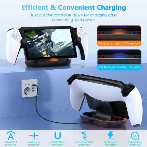 RGB Charge Station for Playstation Portal | TekChoice Electronics