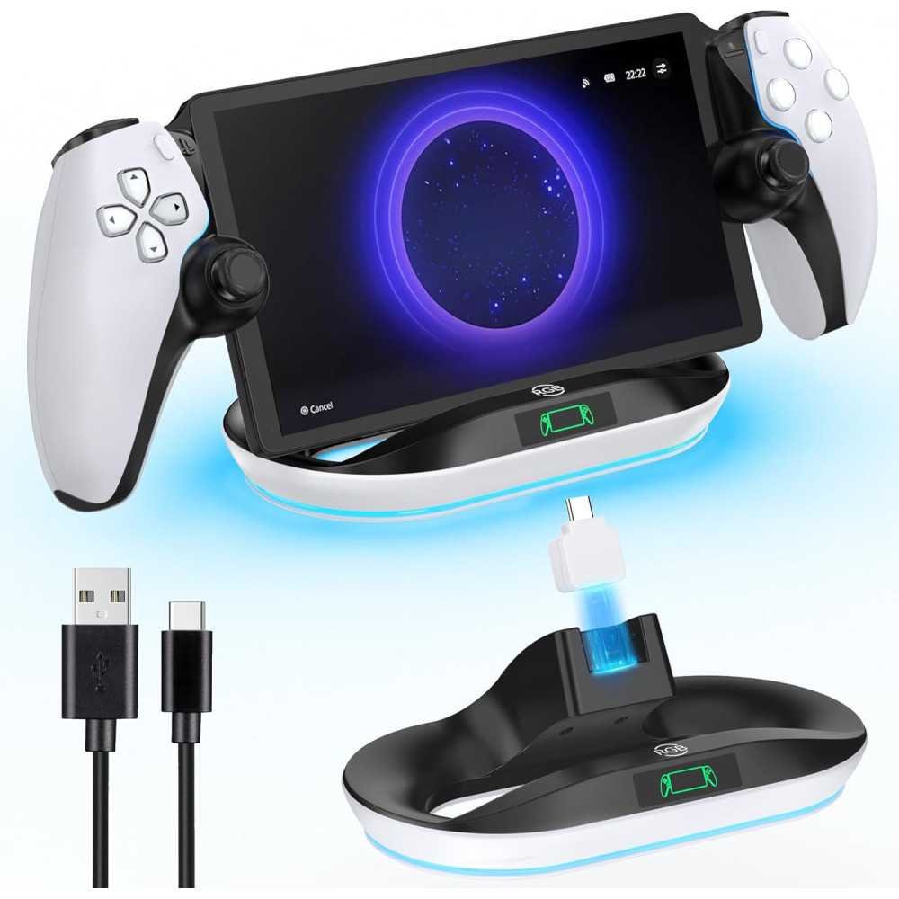 Playstation Portal Console Stand Charger and Dock Station with Light Modes | TekChoice Electronics