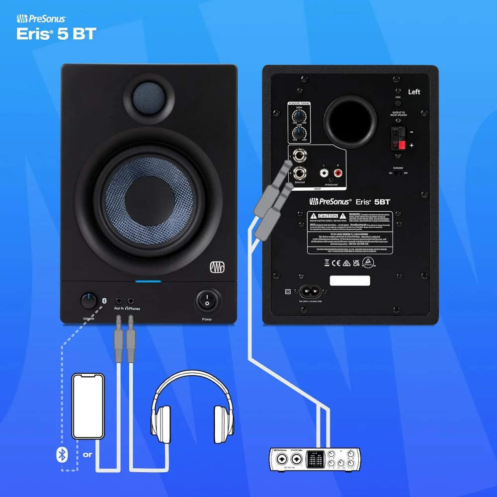 Eris 5BT Bluetooth Studio Monitors